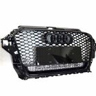 Fits Audi A3 S3 8V 2014-2016 RS3 Style Grille Front Honeycomb Quattro Grille