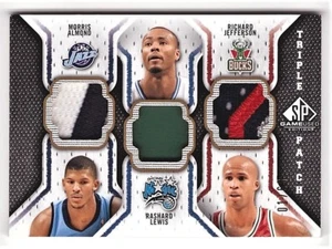 Morris Almond Rashard Lewis Richard Jefferson 2009-10 SP GameUsed 3-Patch 01/60 - Picture 1 of 1