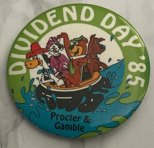 1985 Procter & Gamble P & G Dividend Day 2-1/4" Pinback Button TEH13-59 - Picture 1 of 5