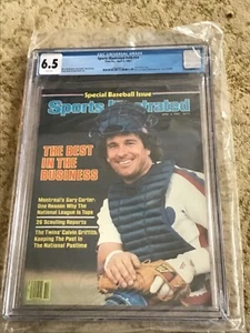 Sports Illustrated 1983 Gary Carter newsstand CGC 6.5 - Picture 1 of 2