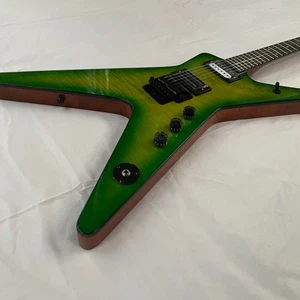 Dime Green Dean Electric Guitar 6 String send From China - Picture 1 of 3