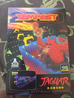 Tempest  Atari JAGUAR COMPLETE IN BOX - Image 1 of 4