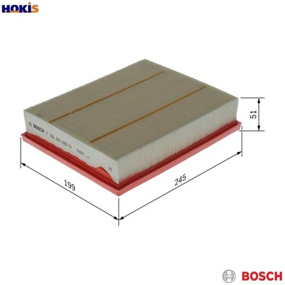 AIR FILTER F 026 400 690 FOR FORD USA YMCB/YMCA/YLCA/YLCB 2.0L 4cyl EDGE 1.5L - Image 1 of 4