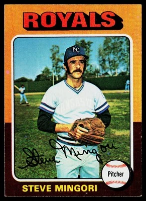 1975 Topps Set-Break #544 Steve Mingori, EXMINT-NM , (HUCK'S) - Image 1 of 2