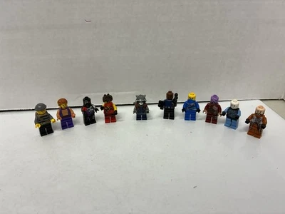 LEGO Minifigures Lot of 10 Nice Ninjago, Star Wars, Marvel See - Image 1 of 4