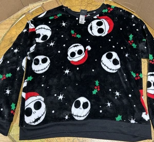 The Nightmare Before Christmas XXXL Pajama Shirt All-Over print Jack Skeleton - Picture 1 of 10