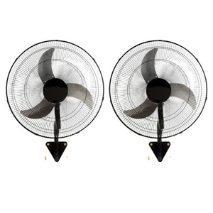 Uimoso 2PCS 18" Industrial Wall Mount Fan Oscillating Metal 3 Speed Ventilation - Picture 1 of 8