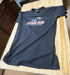 Farm Aid T-shirt 2005 20th Anniversary Willie DMB Young Wilco John Mayer RARE - Picture 1 of 5