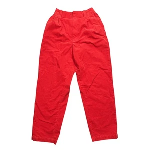Uniqlo x Marni Orange Corduroy Wide Leg Pleated Pants Womens Medium - Picture 1 of 8