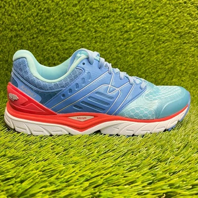 Karhu Fast 7 MRE Womens Size 8.5 Silver Lake Blue Red Athletic Shoes Sneakers - Image 1 of 4