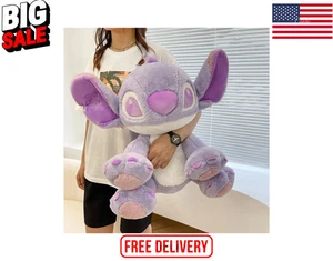 25cm Purple Stitch Plush Toy Kawaii Cartoon Doll Birthday Gift for Girls & Her - Picture 1 of 8