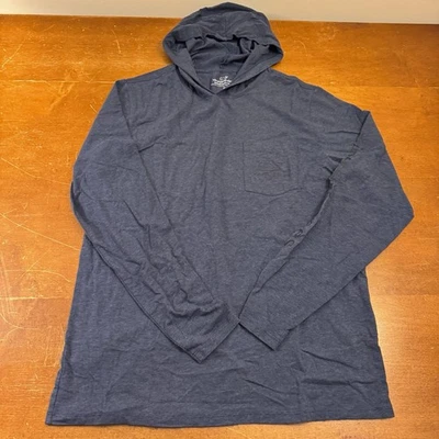 Sudadera con Capucha Vineyard Vines Para Hombre Azul Medio Ligera Manga Larga Edgartown Foto 1 de 4
