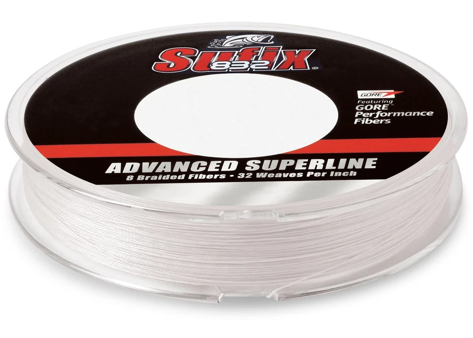 Trenza Sufix 660-015GH 832&reg; Advanced Superline&reg; - 15 lb - Ghost - 150 yardas Foto 1 de 1