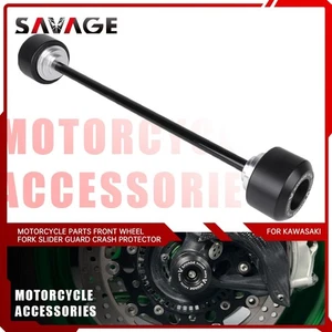 Front Wheel Fork Slider Protector For KAWASAKI Ninja H2 H2 SX H2R H2 SX SE+ - Foto 1 di 11