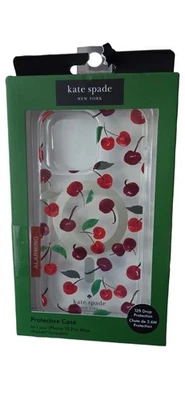 NUEVA Funda Kate Spade iPhone 16 Pro Max Logo Diseño Cereza - MagSafe Ready Foto 1 de 4