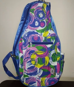 NTB  Women's  Pickleball Bag Sling Strap Picasso Multicolor Blue Pink - Picture 1 of 4