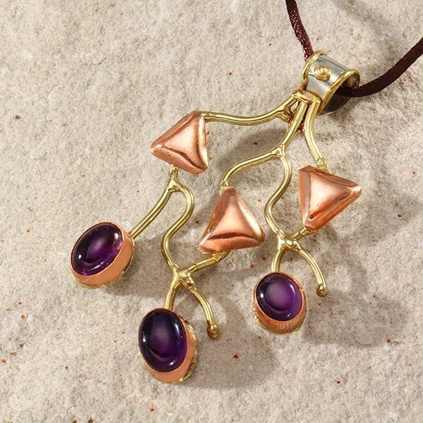 Nuevo Colgante Tributario Amatista Tara Mesa 15.40ctw Foto 1 de 1