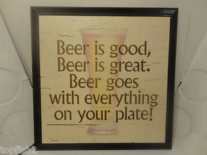 Bier ist gut Bier ist großartig... Kneipenschild, Dexsa (gebraucht/EUC) - Bild 1 von 7