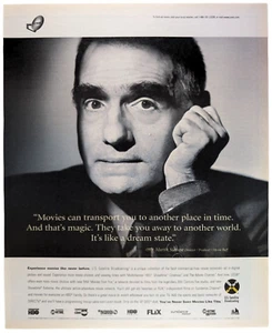 Martin Scorsese Director US Satellite Broadcasting 1998 Rolling Stone Ad 9.5x12" - Picture 1 of 1