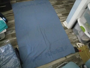 vintage Pan Am airline blue wool blanket 1980s NOS in baggie estate collector - Picture 1 of 5