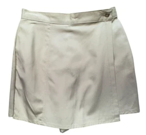 Vintage Chic Womens Wrinkle-Resistant Skort Size 14 Ivory Casual NWT - Picture 1 of 10