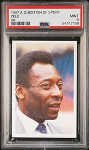 1987 A Question of Sport UK - Pele PSA 9 MINT Booster Edition Pop 7 None Higher - Bild 1 von 2