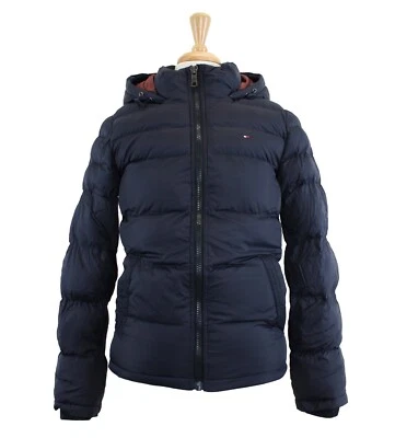 Tommy Hilfiger Men's Puffer Jacket Classic Hooded Winter Puffed Coat MSRP $195 - Image 1 of 4