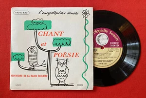 Enciclopedia Sonora Canto Poesia 190E837 VG++ Vinile 33T - Picture 1 of 4