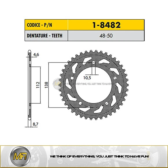 ДЛЯ YAMAHA YZF R6 600 1999 2000 2001 2002 СТАЛЬНОЙ ЗАДНЕЙ ЗВЕЗДОЧКИ 532 - 48 ЗУБЬЕВ - Изображение 1 из 1