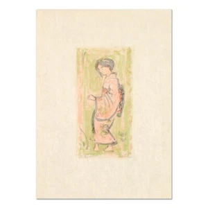 Edna Hibel "Ume" Limited Edition Lithograph on Rice Paper, numbered, signed COA - Picture 1 of 2