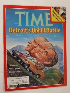 Time Magazine September 8, 1980 "Detroit's Uphill Battle" M409 - Picture 1 of 1