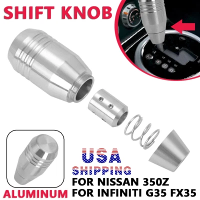 Kit de reconstrucción de perilla de cambio automático billet de aluminio EE. UU. para Nissan 350Z Infiniti G35 FX35 Foto 1 de 4