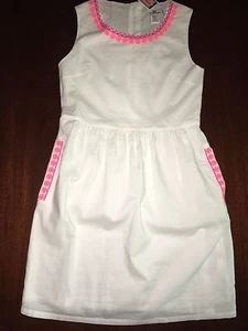 NWT 12 Vineyard Vines White Dress w/ Beautiful Embroidered Accents  - Picture 1 of 4