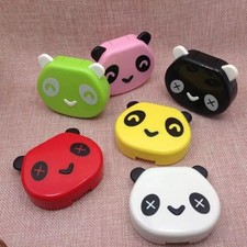 cofanetto KIT PORTALENTI porta LENTI lentine A CONTATTO orso PANDA vari colori