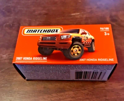 Matchbox 07 Honda Ridgeline MBX Serie 22 Naranja ¡En muy buen estado! Foto 1 de 2