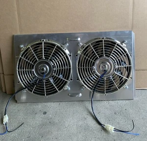 Chevrolet Chevelle 1966-1967 funda de aluminio con ventiladores eléctricos duales - Imagen 1 de 1