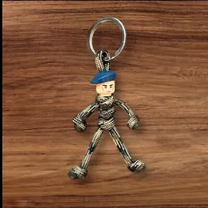 Cabincord Army Man (Version 1) Military Paracord Keychain - HAND MADE IN UK - Picture 1 of 2