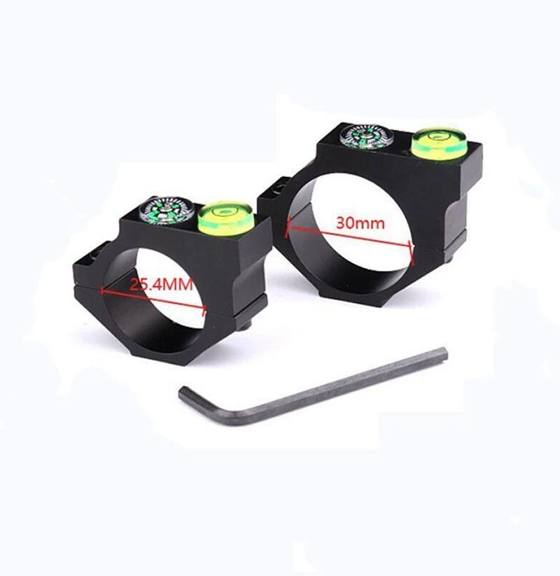 Anti Cant Spirit Bubble Level 30/25.4mm Ring Mount for Rifle Scope Compass New - Image 1 of 4