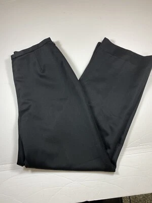 Pantalones de vestir Lafayette 148 negros talla 10 totalmente forrados cremallera lateral lana Foto 1 de 4