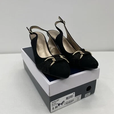 Karen Scott Giselee Slingback Pumps Black Effortless for Every Occasion Size 5 - Image 1 of 4