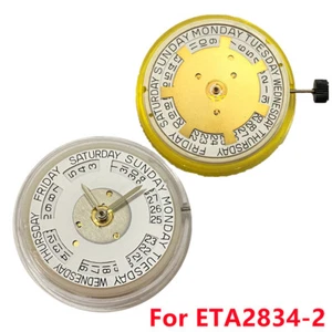 Movimiento de reloj automático de cuerda automática calendario doble 28800bph para ETA 2834-2 B - Imagen 1 de 16