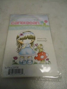 Candi Bean What’s Up Buttercup? Unmounted Rubber Stamp #7056 3” X 2.9” - Picture 1 of 2