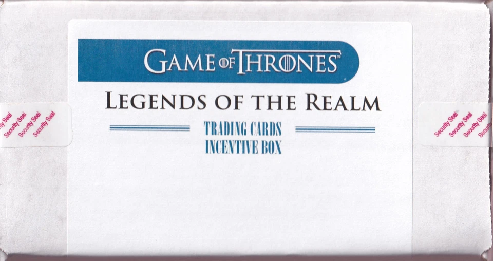 Game of Thrones: Legends of the Realm Factory Sealed  12-case INCENTIVE BOX - Image 1 of 1