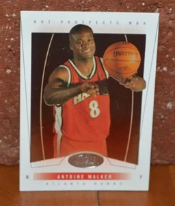 FLEER BASKETBALL CARD HOT PROSPECTS NBA ATLANTA HAWKS ANTOINE WALKER - Picture 1 of 2