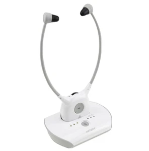 newgen medicals Kinnbügelkopfhörer Hörsystem APH 100 für TV & Musik, mit 2 Akku - Bild 1 von 9