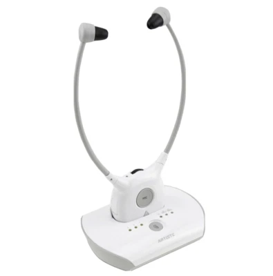 newgen medicals Kinnbügelkopfhörer Hörsystem APH 100 für TV & Musik, mit 2 Akku