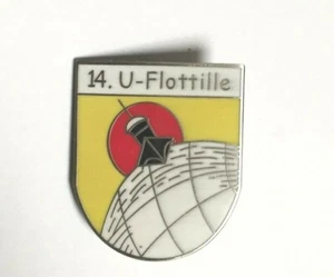  GERMAN ARMY Kriegsmarine 14.th  Flotilla U-Boat Badge  - Picture 1 of 3