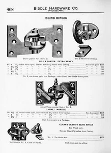 Vintage Gusseisen Rolladenscharnier - TEILE und DREHPUNKTE - nur Reparaturteile - nicht montiert. - Bild 1 von 14
