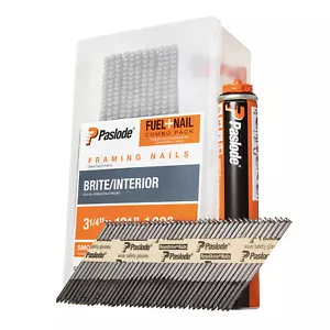 Paslode Chiodi per Telaio e Carburante Confezione 650535, Calibro 3 1/4 Pollici x .131, 1 Cella Carburante - Foto 1 di 7