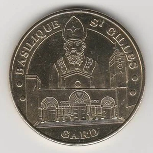 A 2004 TOKEN MEDAILLE MONNAIE DE PARIS -- 30 800 N°1 BASILIQUE SAINT-GILLES - Picture 1 of 2